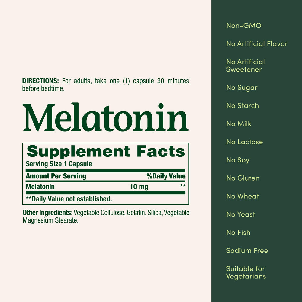Packaging box of Nature's Bounty Melatonin sleep aid