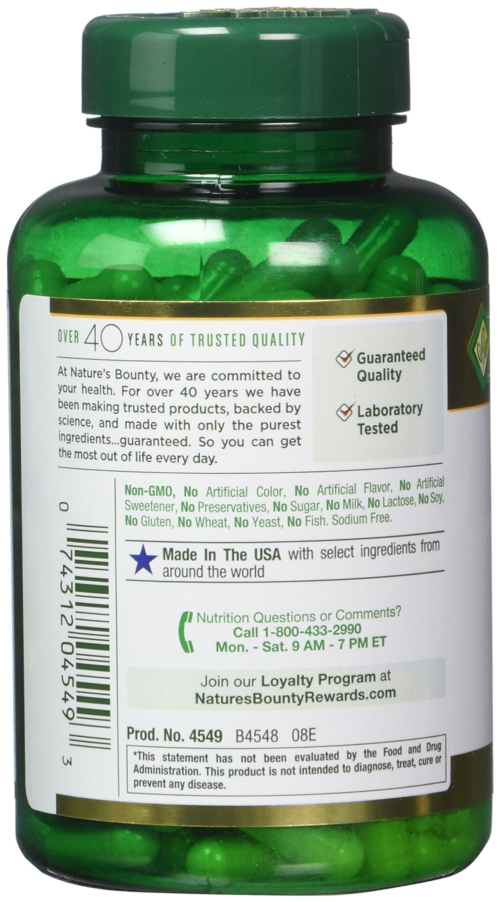 Nature's Bounty milk thistle packaging with two packs - convenient two-pack supply