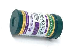 Nature's Bounty Probiotic 10 bottle top emphasizing capsule-based daily intake.