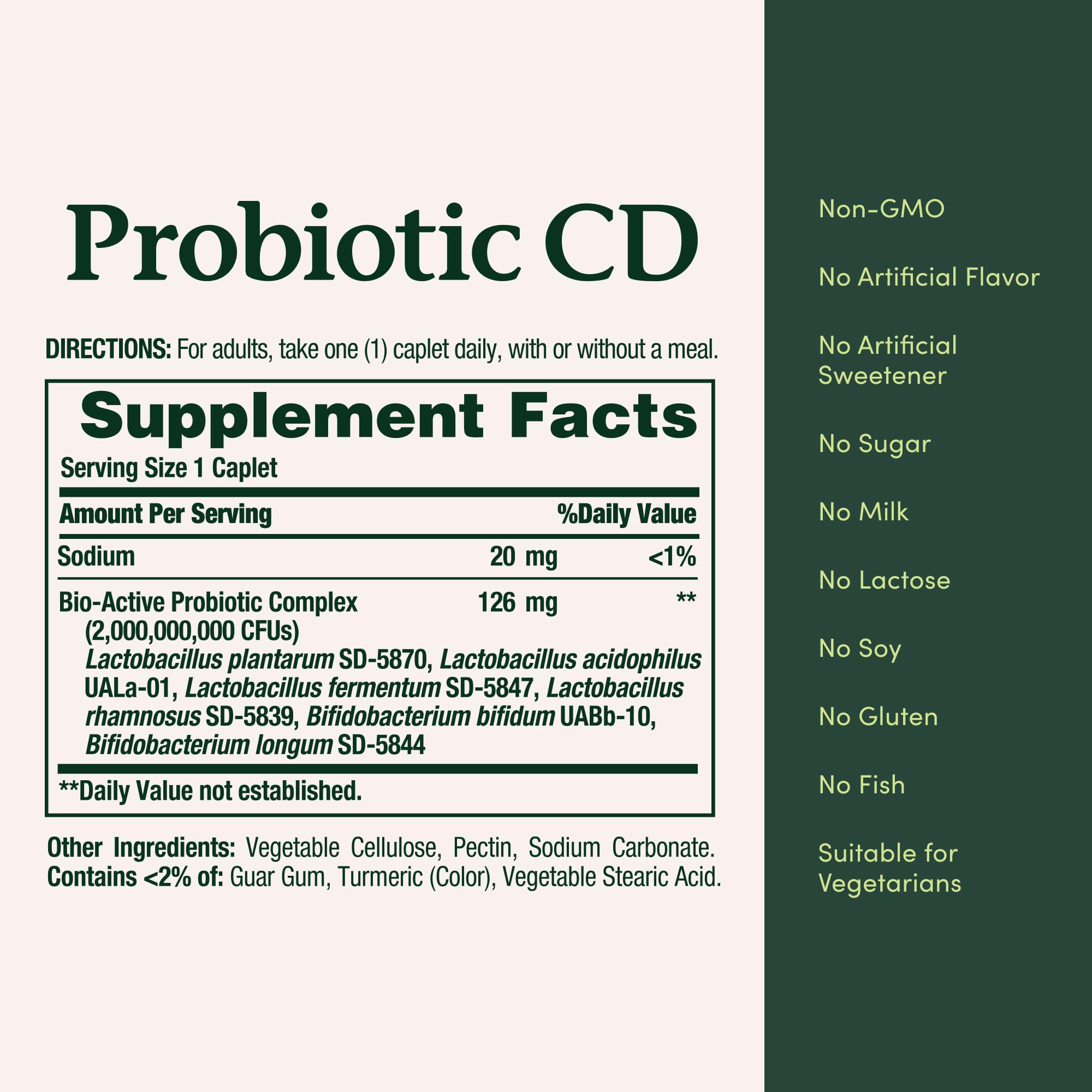 Nature's Bounty Probiotic 10 daily box front signaling trusted quality.