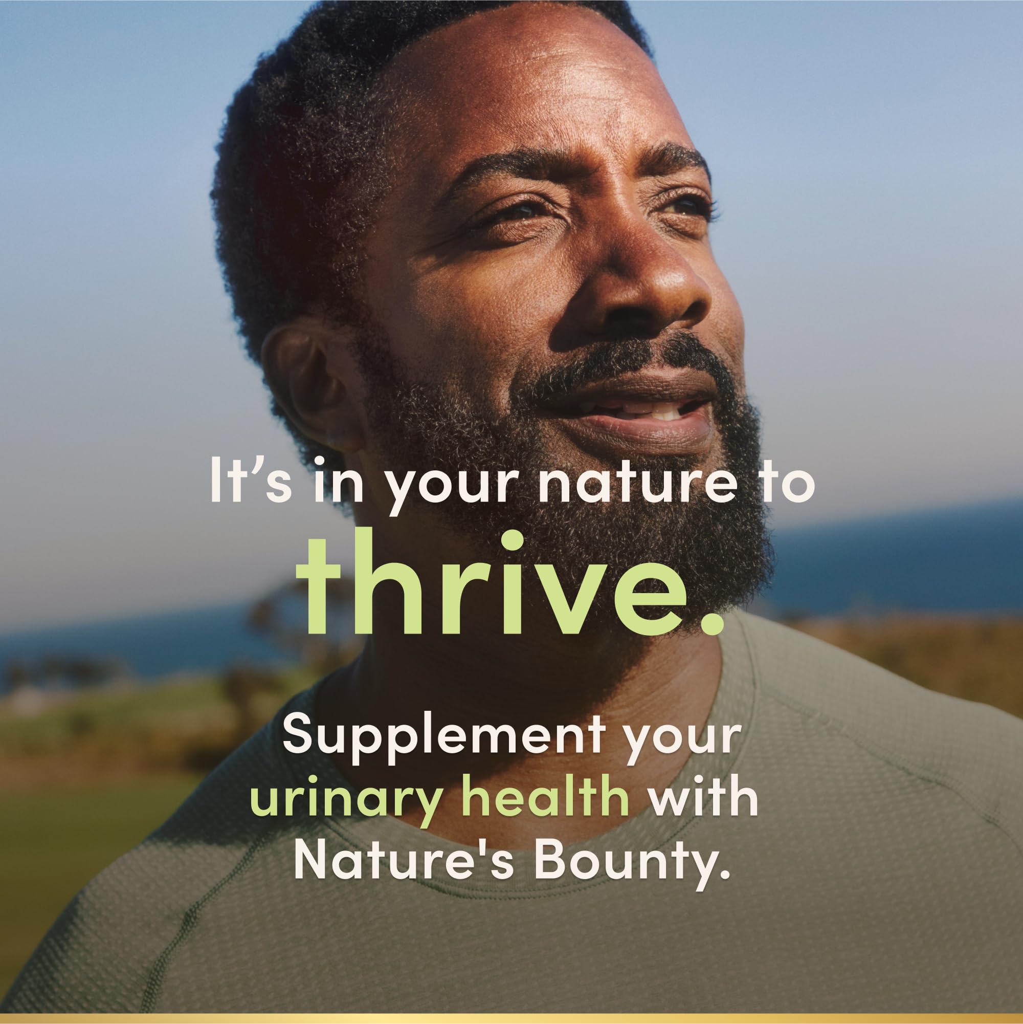 Label on Nature's Bounty Saw Palmetto bottle highlights ingredients