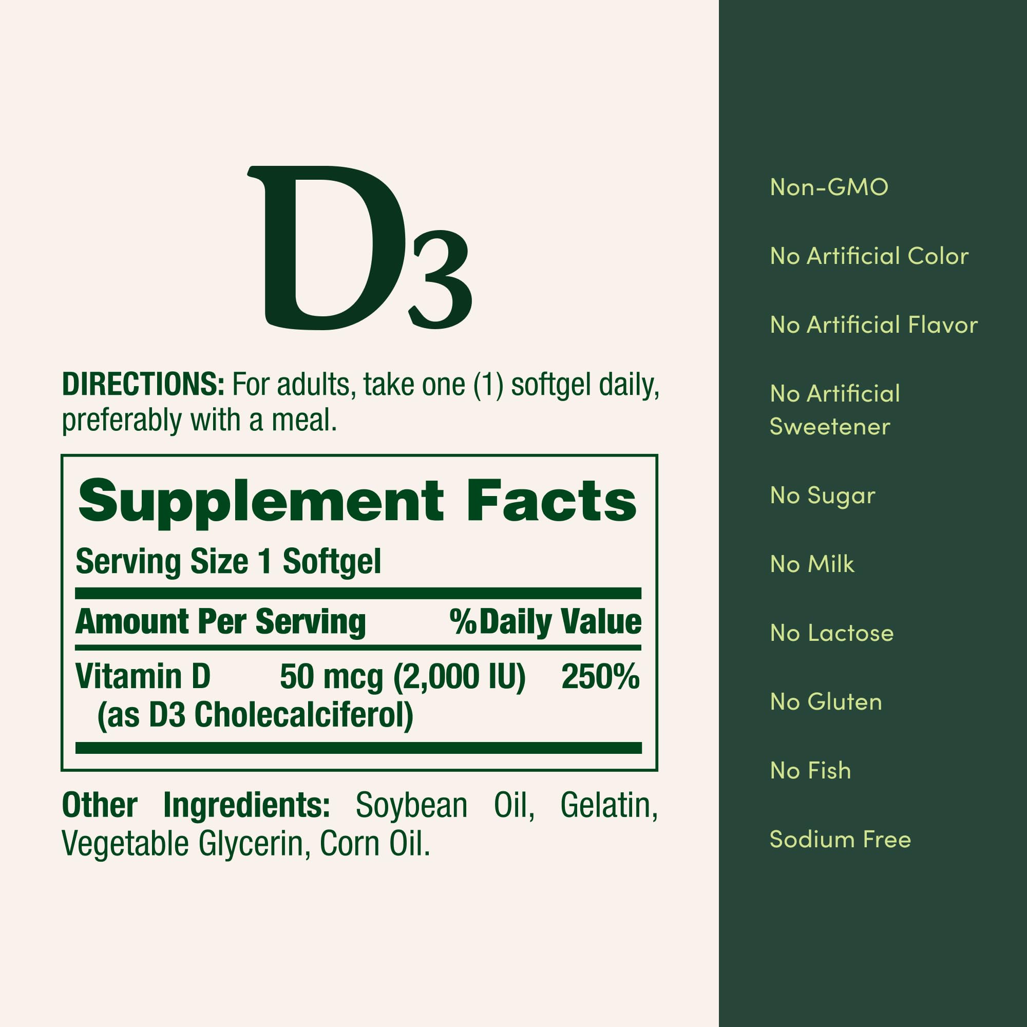 Side packaging view emphasizing 300-count twin pack and 50 mcg dosage.