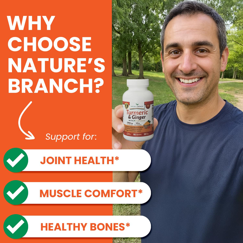 Nature's Branch Bioperine black pepper boost highlighting absorption
