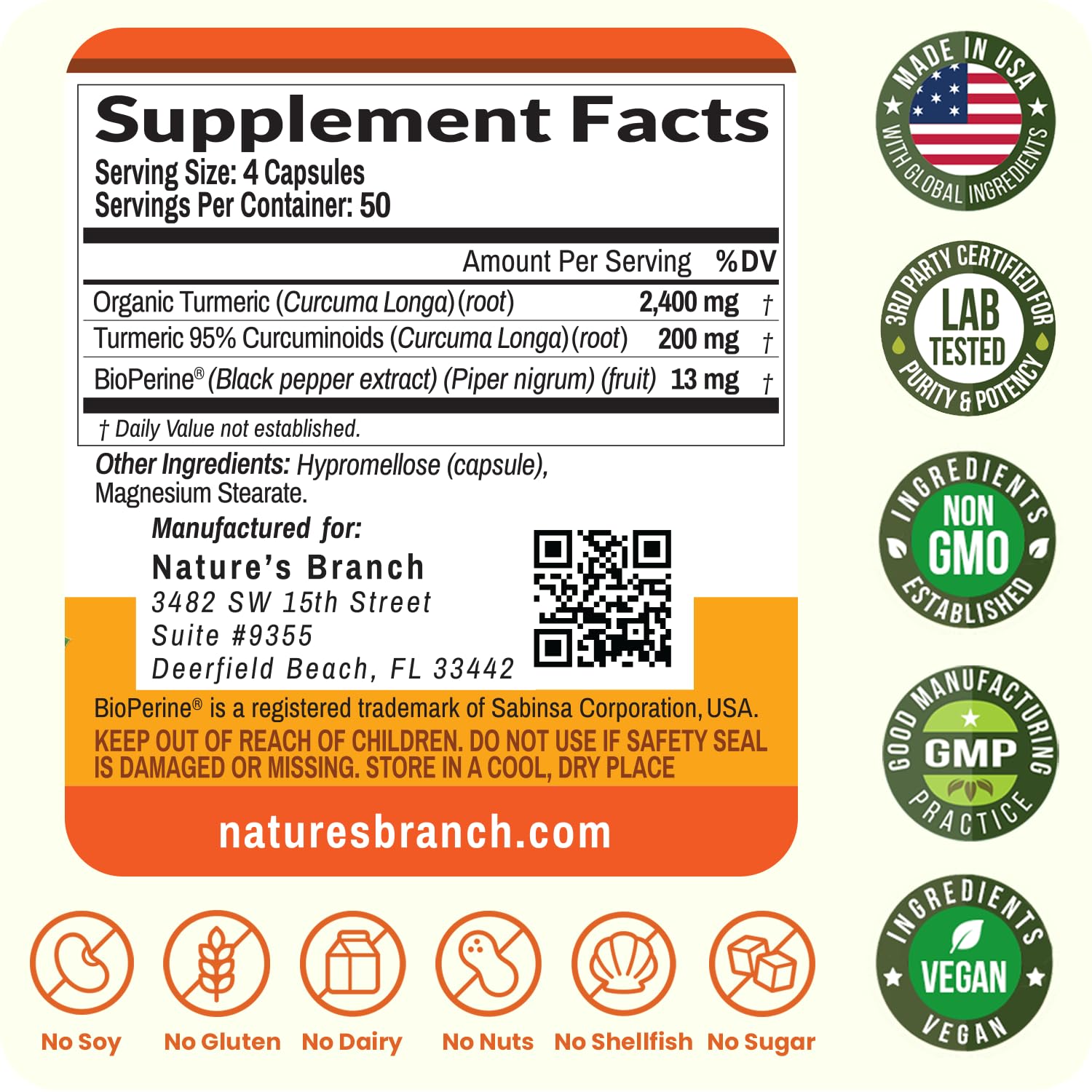 Nature's Branch capsules in hand for easy daily use.