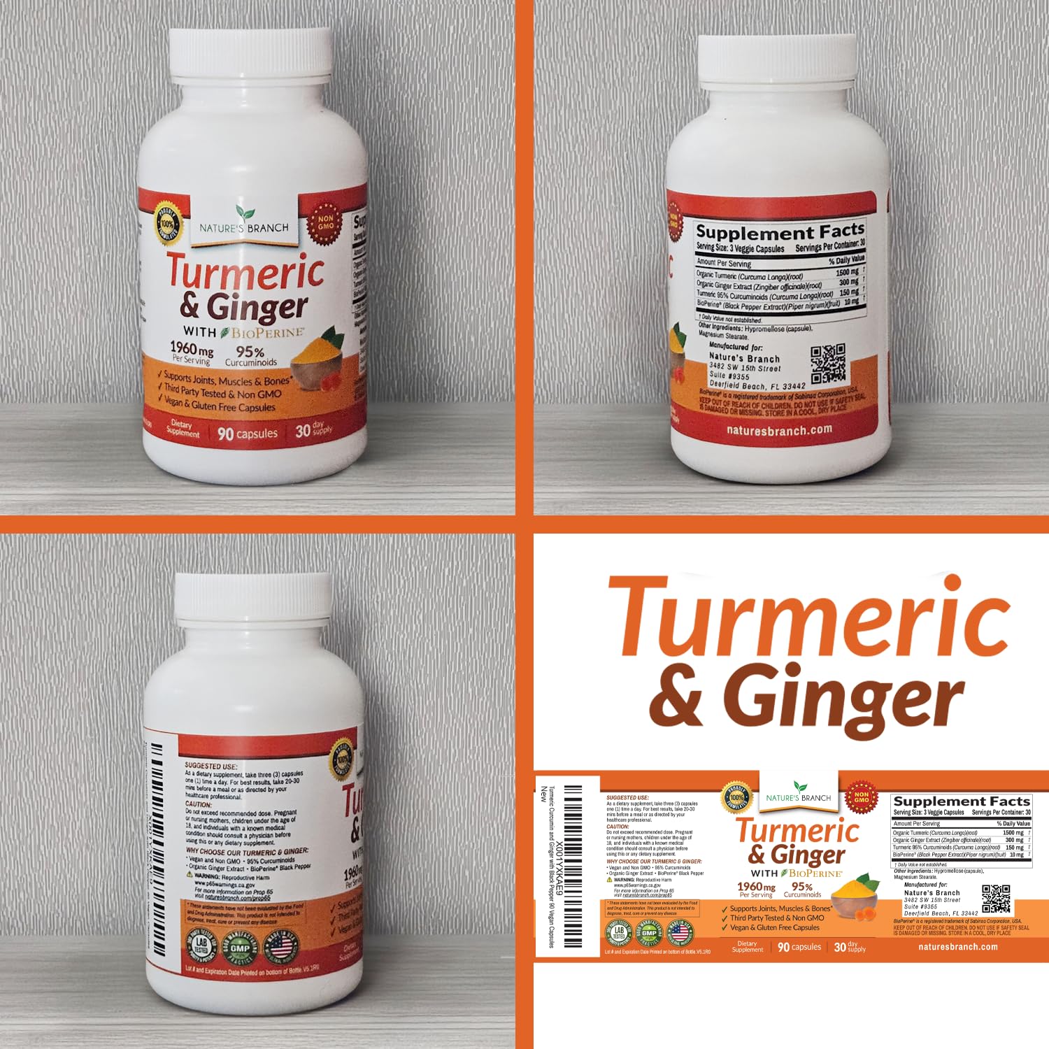 Nature's Branch daily use joint support concept with capsules