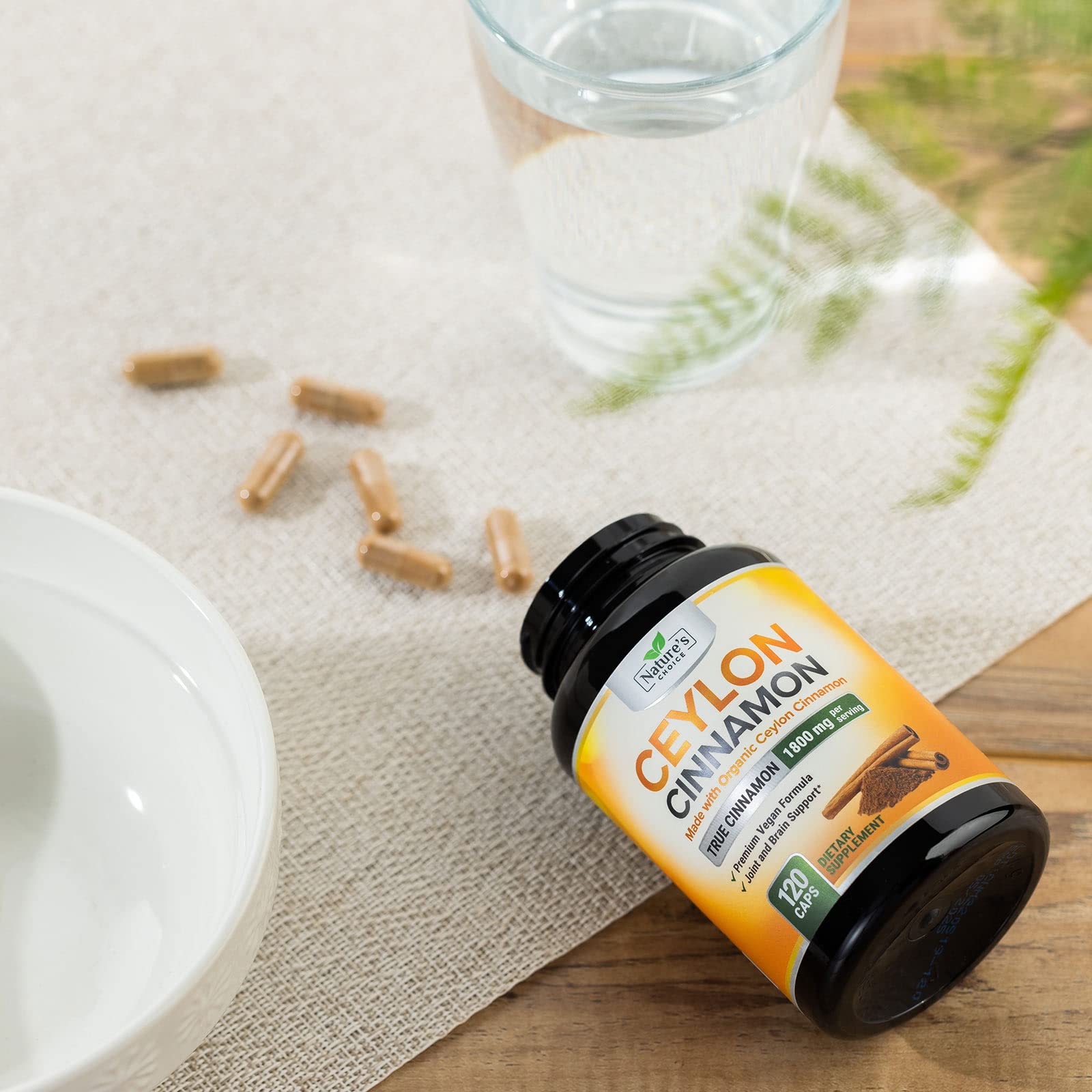 Nature's Choice cinnamon capsules offer versatile daily use options