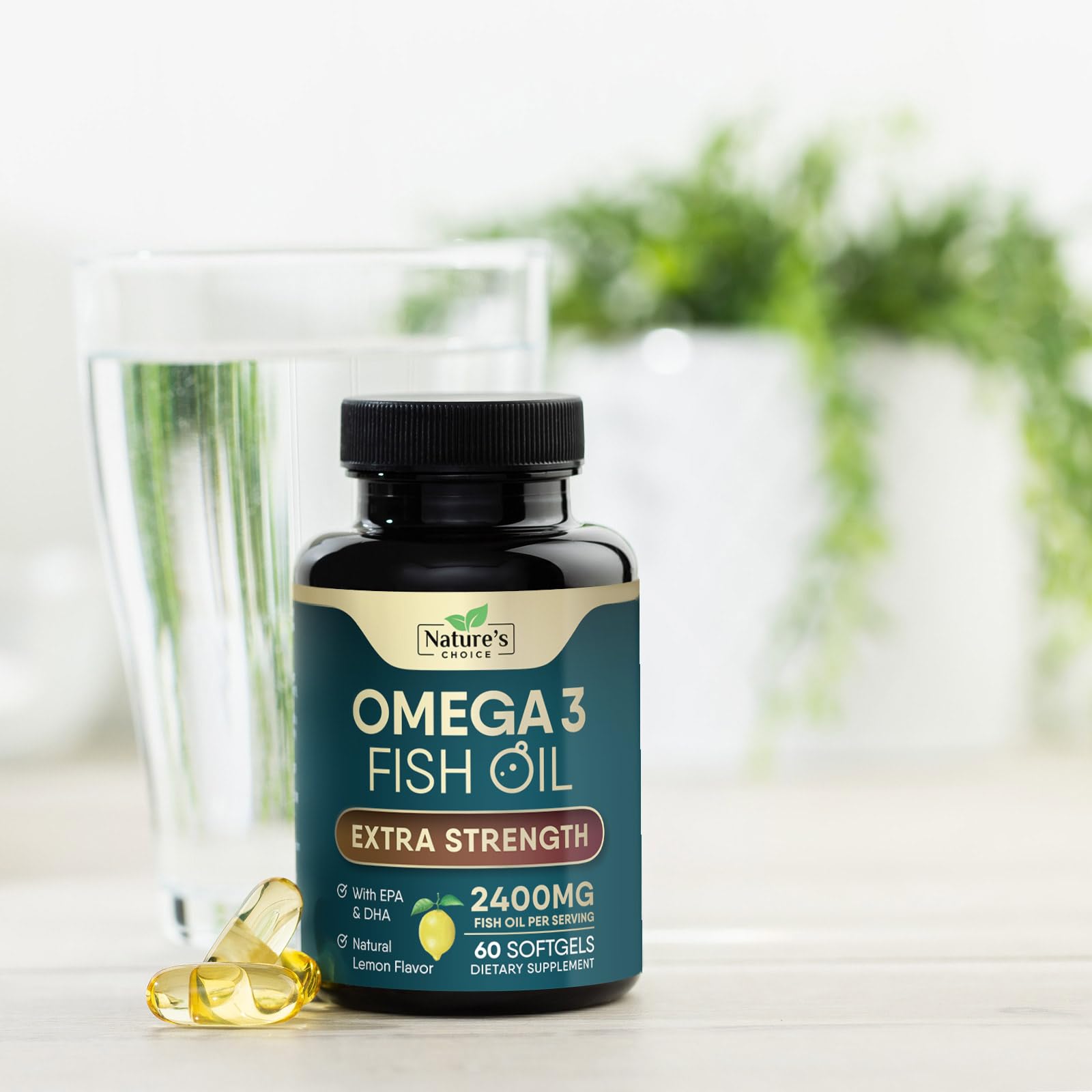 Nature's Choice Omega 3 USA bottled production line