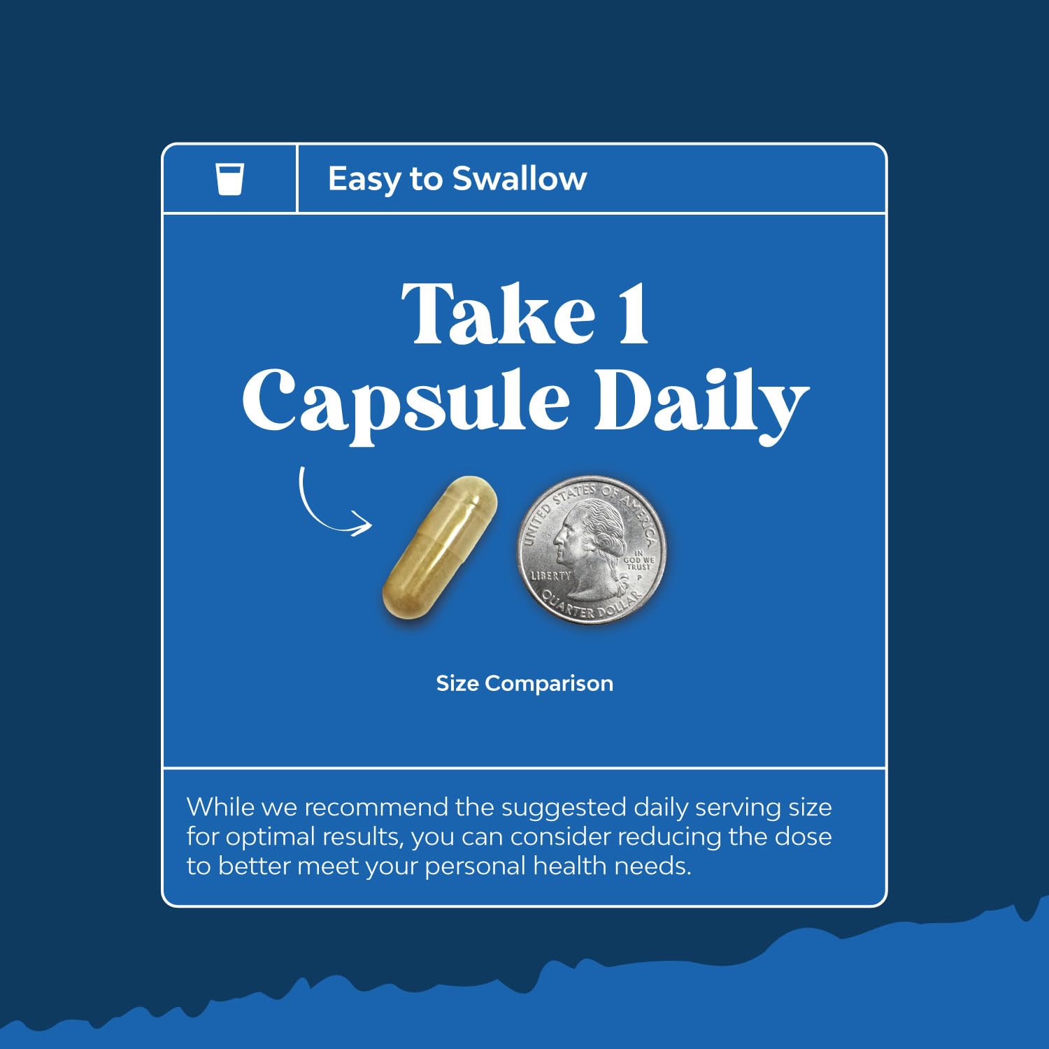 Natures Craft 500 mg serving label highlights dosage.