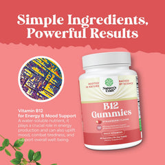 Natures Craft B12 Gummies fruity chew texture for easy daily habit