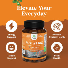 Natures Craft B12 masticable para estado de ánimo equilibrado