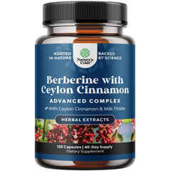 Natures Craft Balancing Berberine Plus bottle may support balanced carb levels.