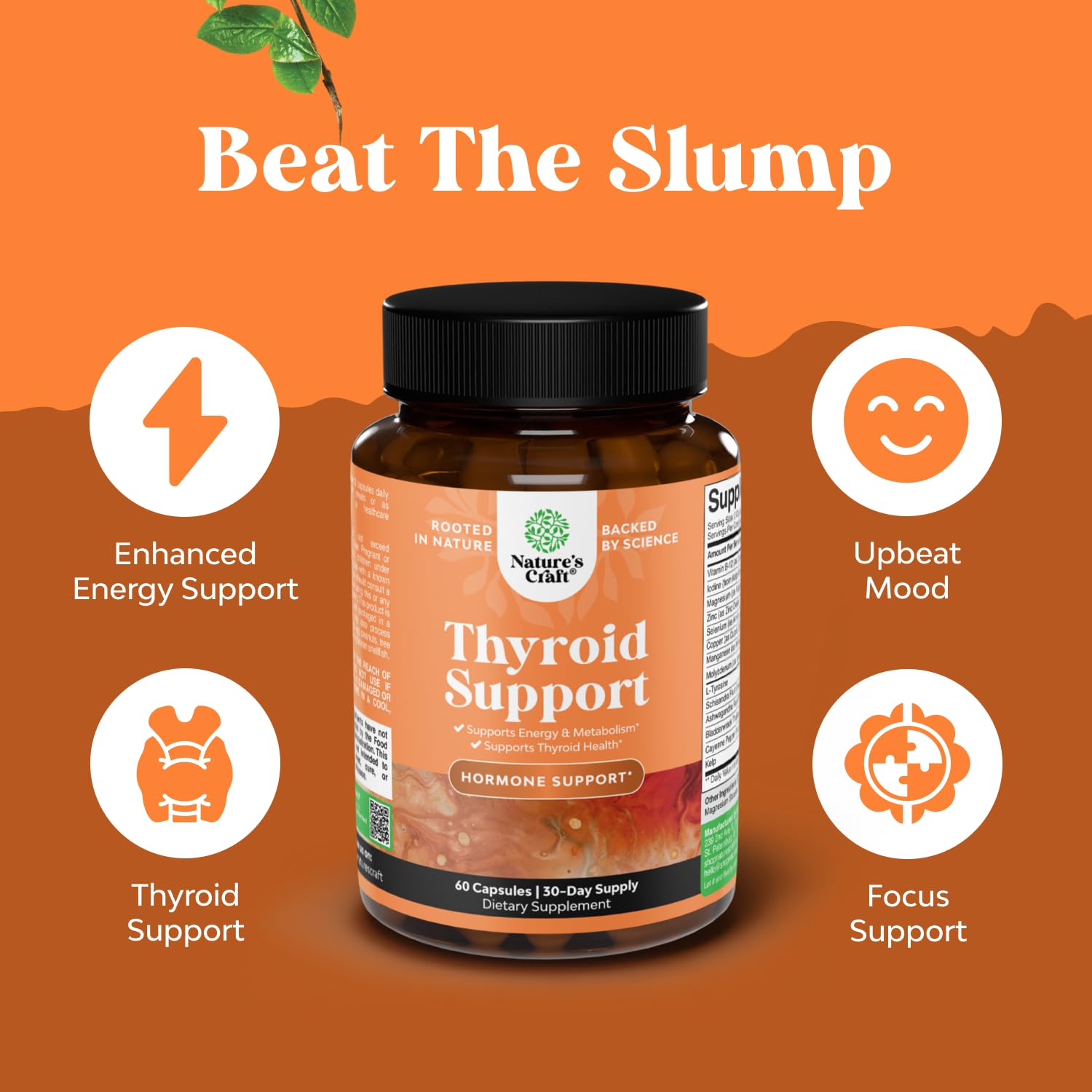 Natures Craft bladderwrack source highlighting natural mineral support.