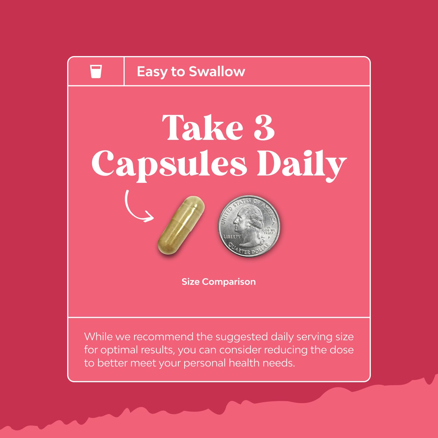 Natures Craft bottle with capsules, easy daily use for hair health.