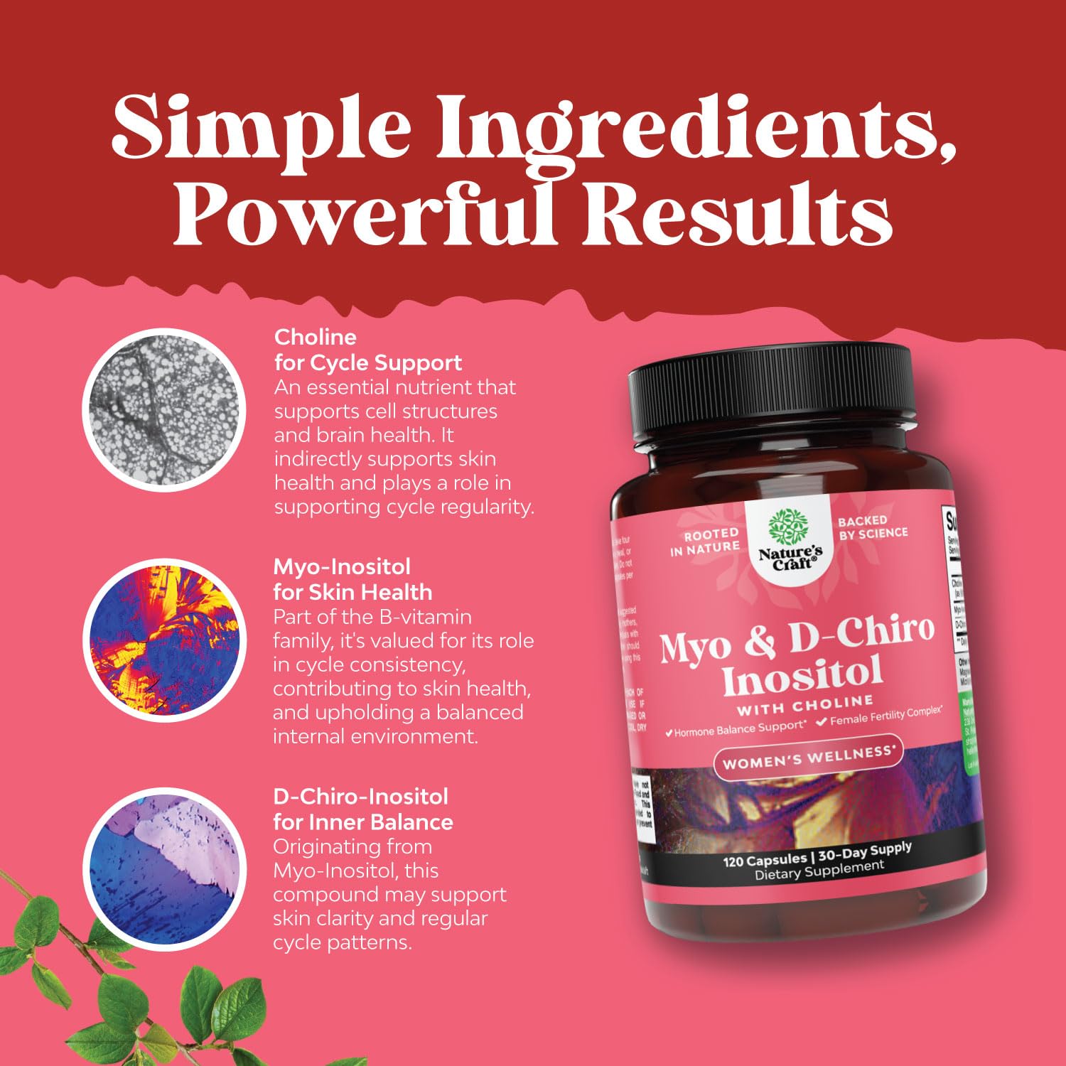 Nature's Craft capsules pour demonstrates easy, convenient use in daily routines.