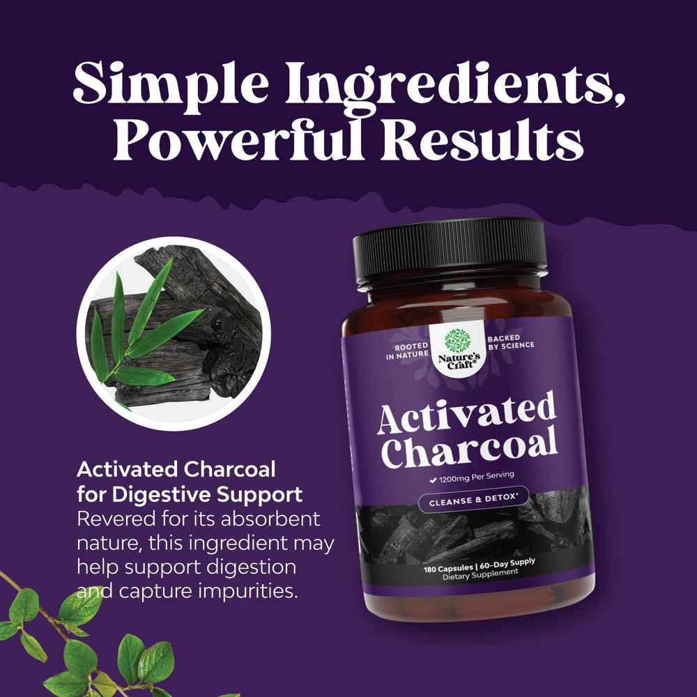 Natures Craft charcoal pour shot demonstrates easy ingestion with water.
