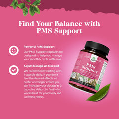 Natures Craft chasteberry capsules display focus on natural PMS support