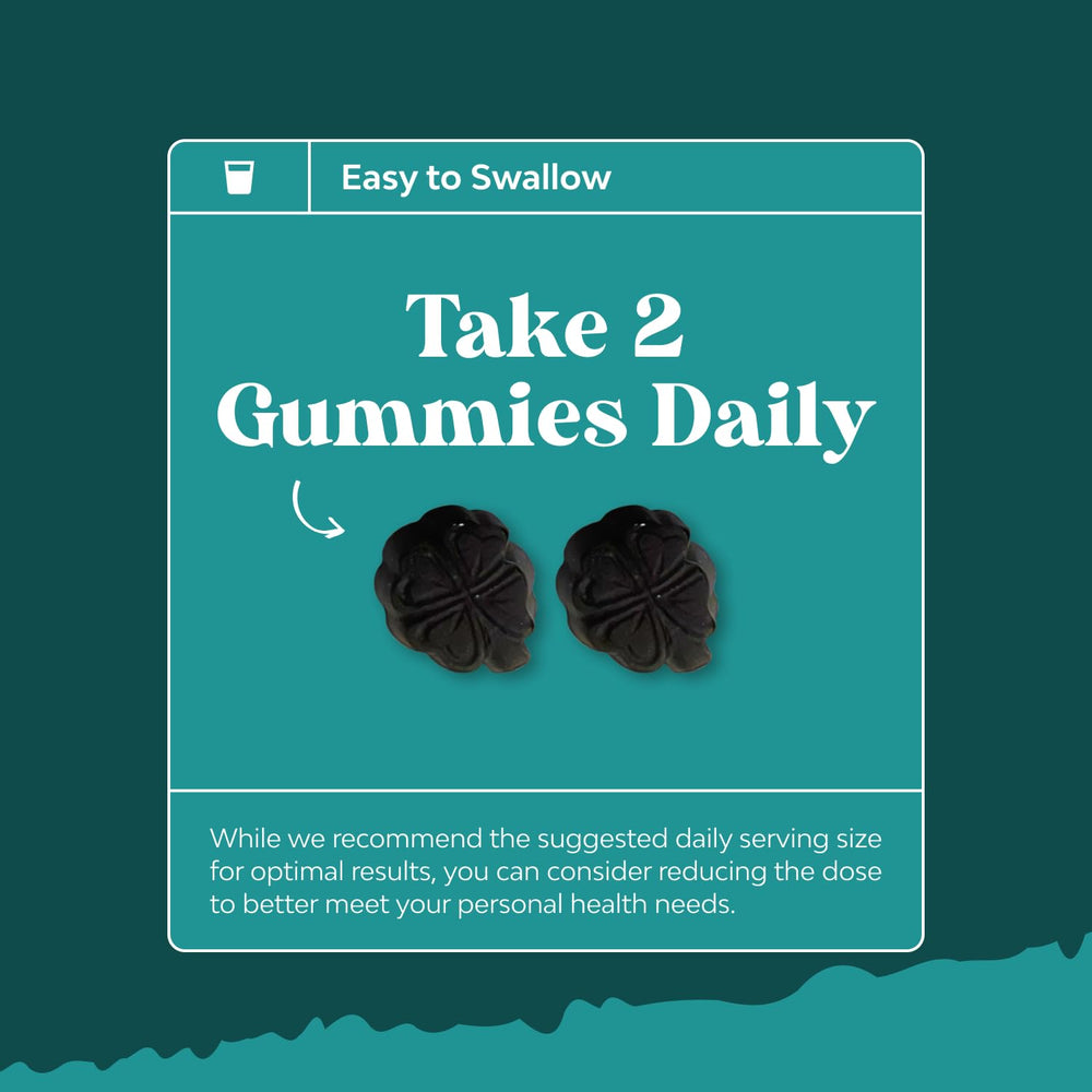 Natures Craft non-GMO vegan chlorophyll gummies bottle on clean label