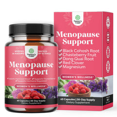 Nature's Craft Complete Herbal Menopause bottle front for daily hormonal balance.