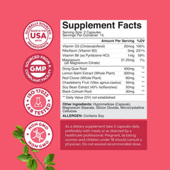 Natures Craft Complete Herbal Menopause capsules for easy daily use