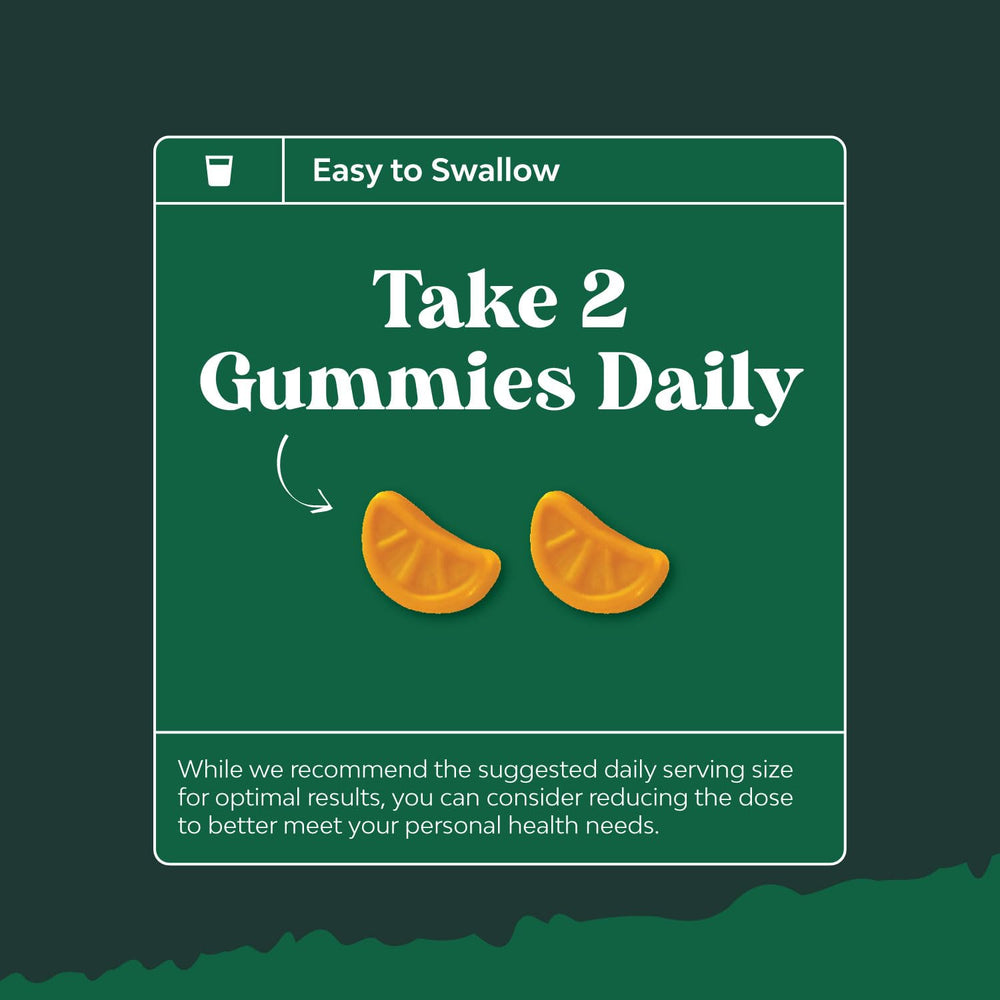 Lemon-flavored daily-use gummies in tray for convenient serving