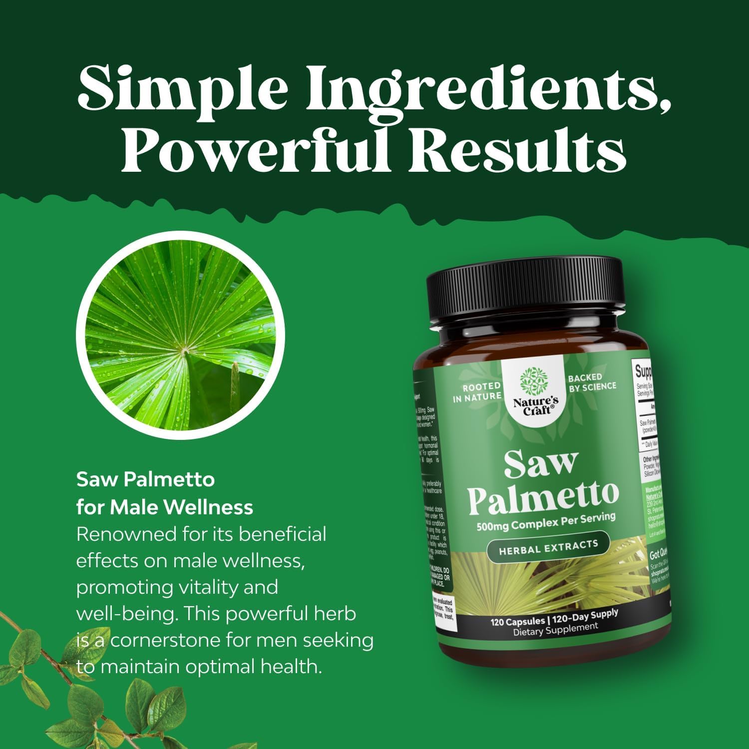 natures craft dosage guide on packaging helps plan use.