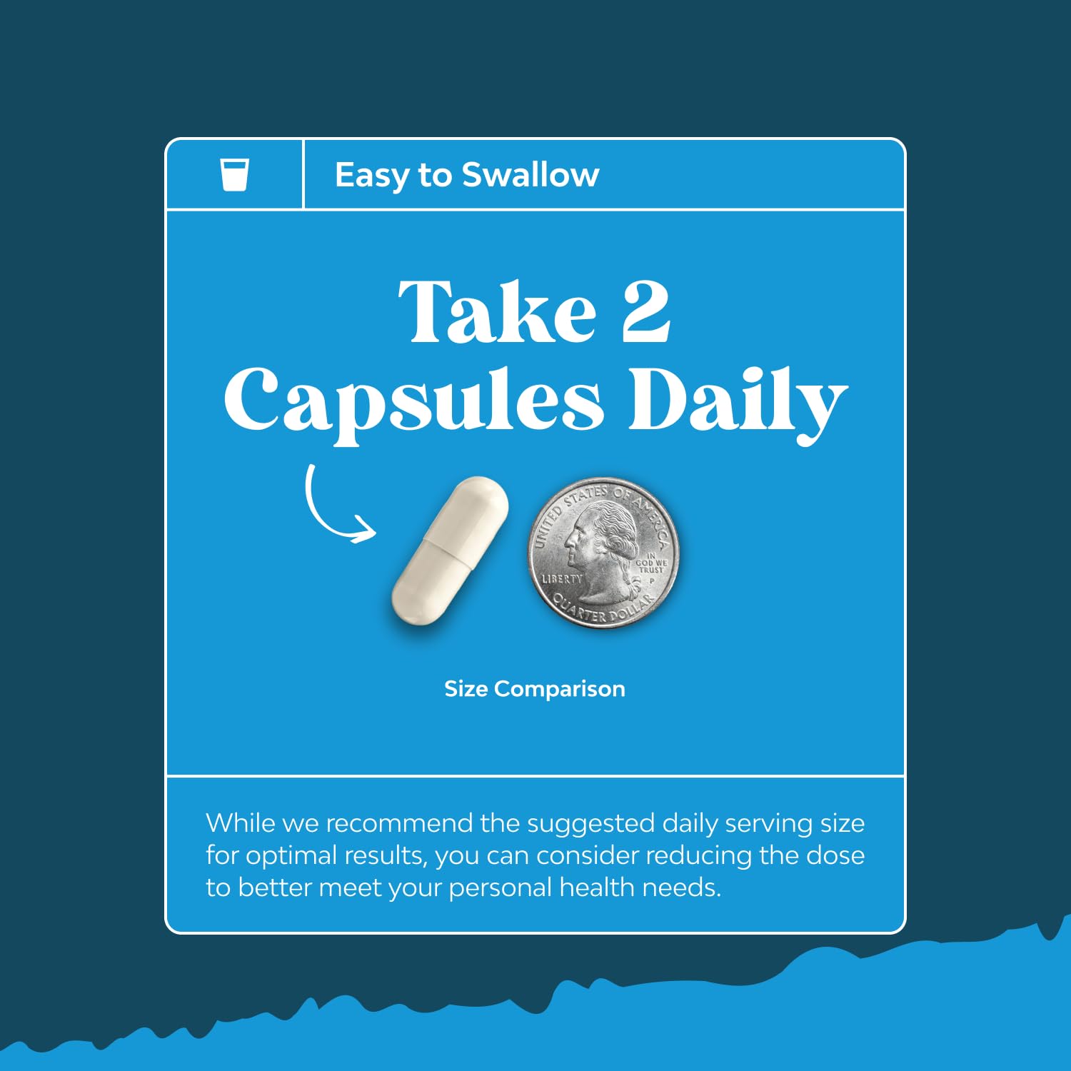 Capsules arranged to suggest sustained energy across the day.