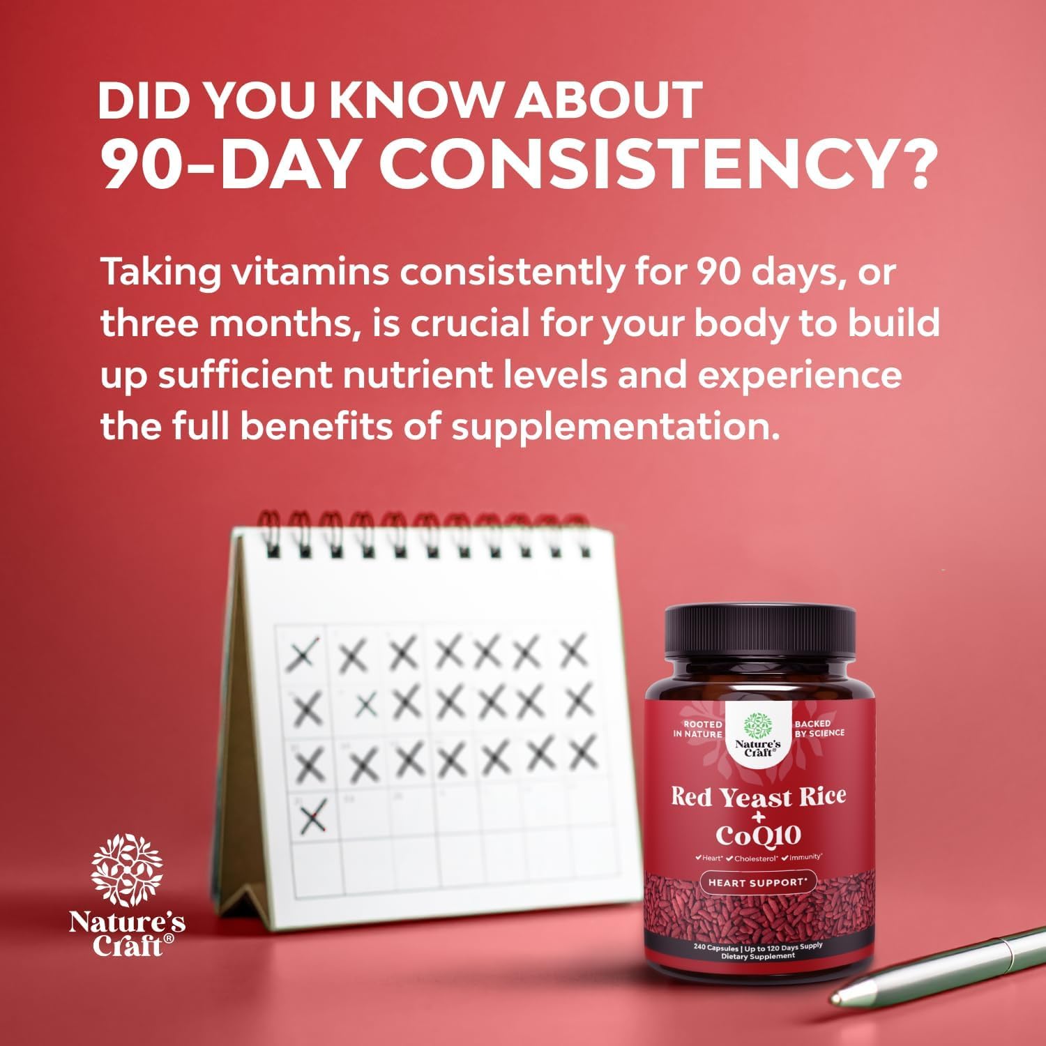 Nature's Craft energy support graphic suggesting daily vitality