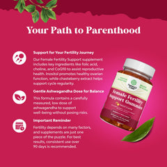 Natures Craft Fertility Gummies close-up showing chewy texture and peach flavor.