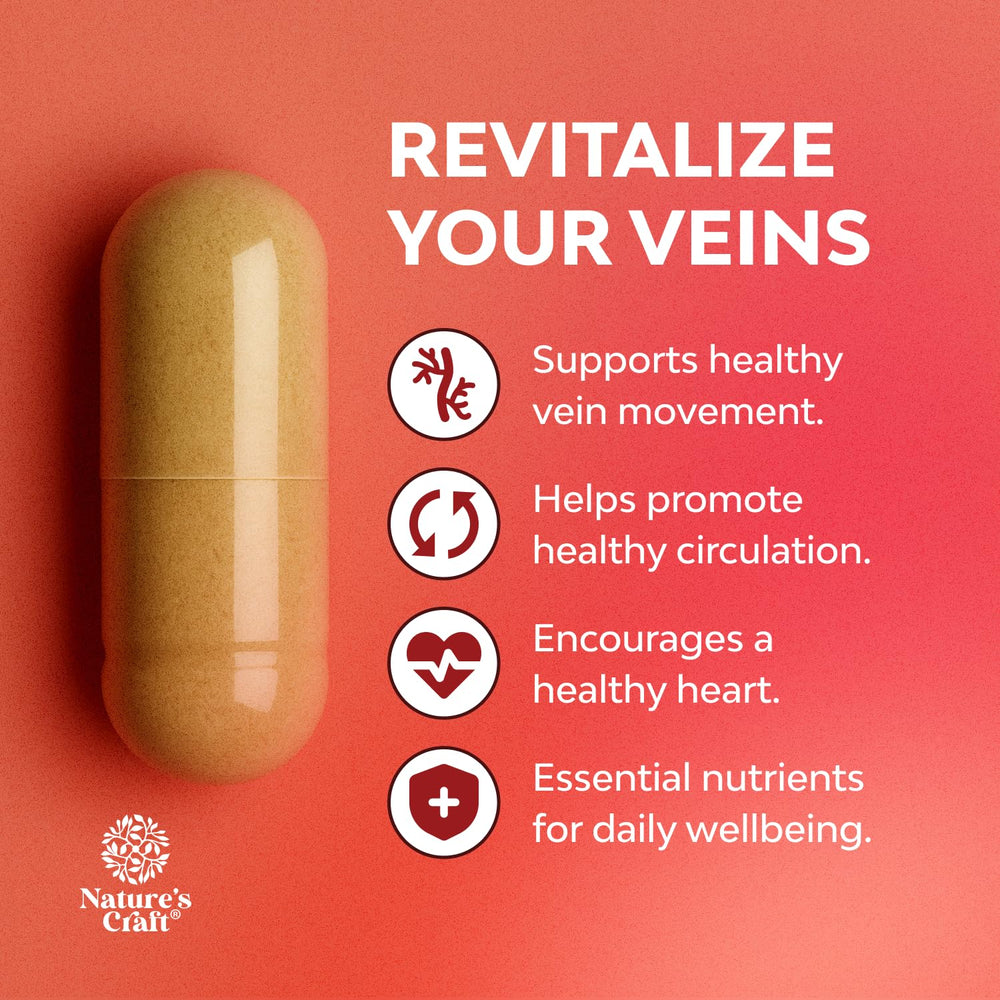 Nature's Craft Flavonoids and Rutin blend close-up for antioxidant-vein care