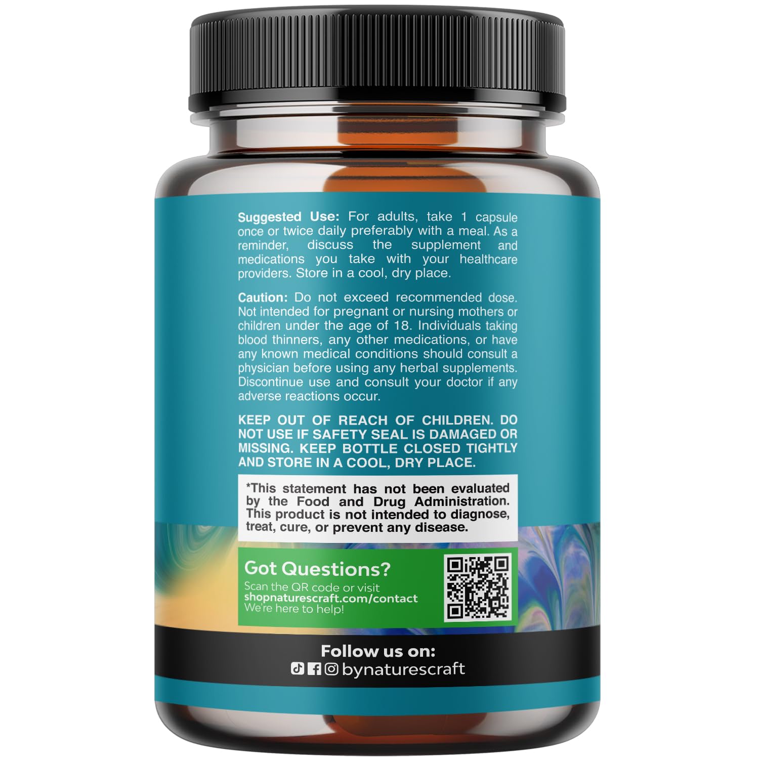 Natures Craft packaging highlights mood support benefits.