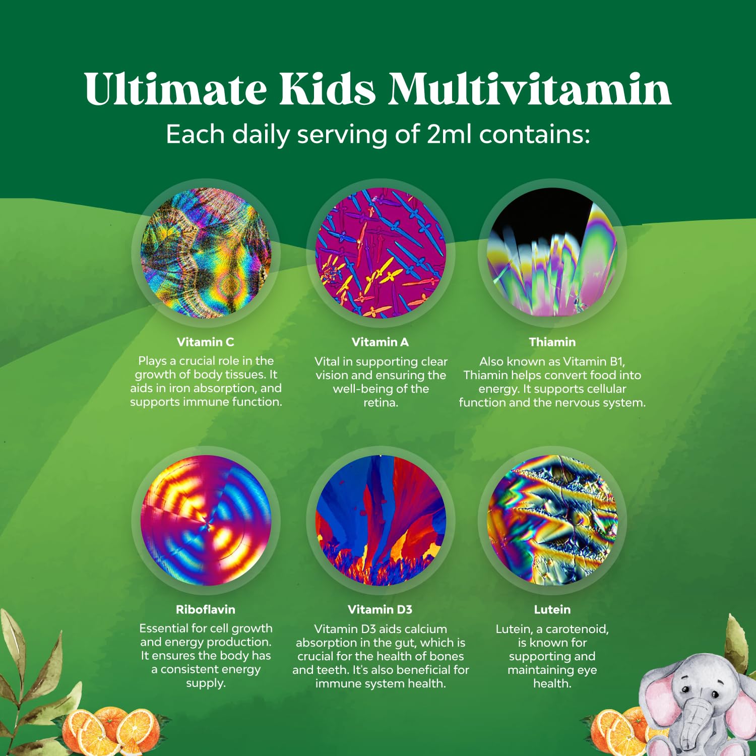 Natures Craft fruity flavored vitamin drops appeal to kids