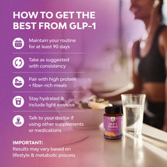 Natures Craft GLP-1 Berberine capsules closeup highlights potent berberine formula.