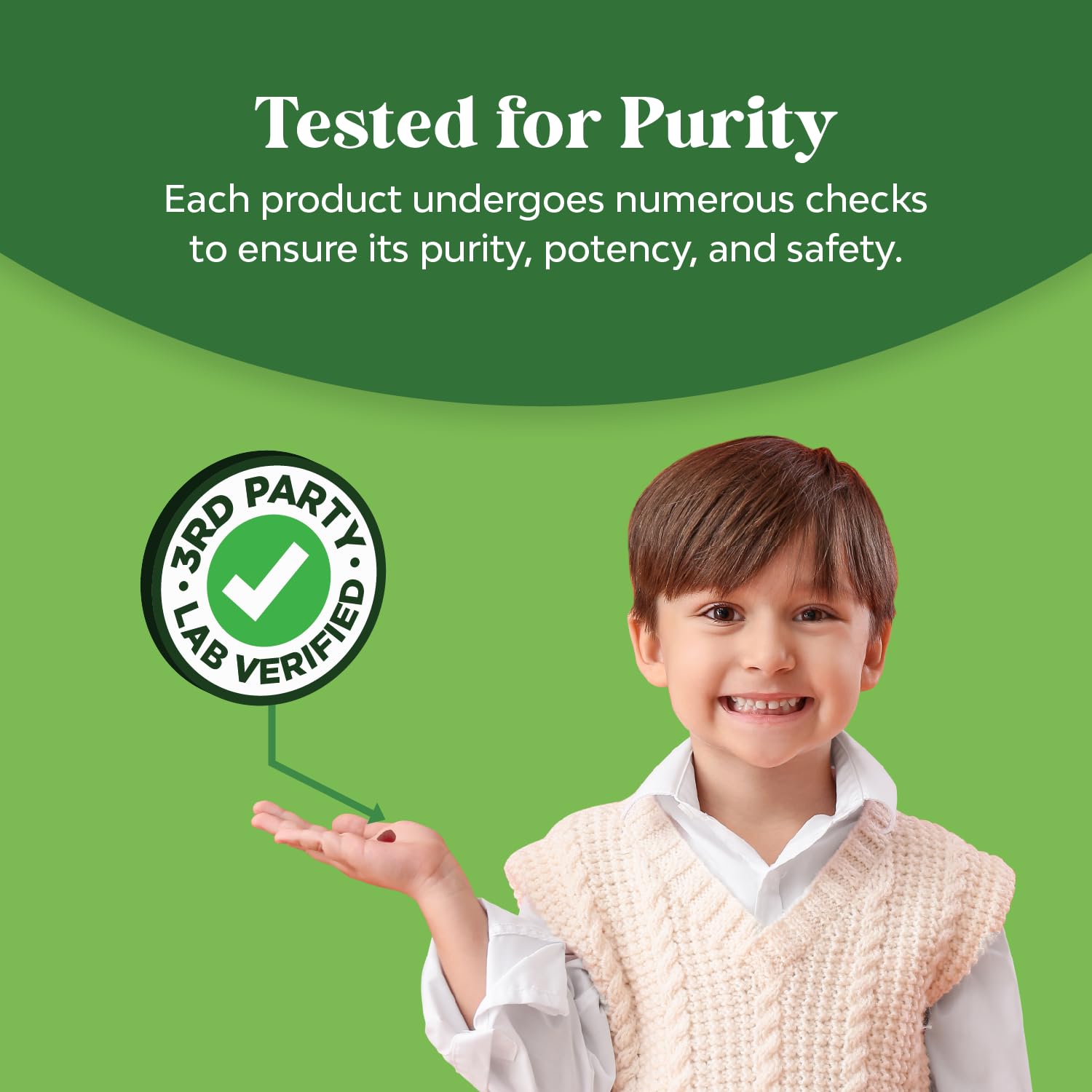 Natures Craft packaging notes GMP facility manufacturing for quality.