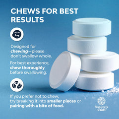 Natures Craft heart-health bone-support tablets shown with multi-benefit wellness.