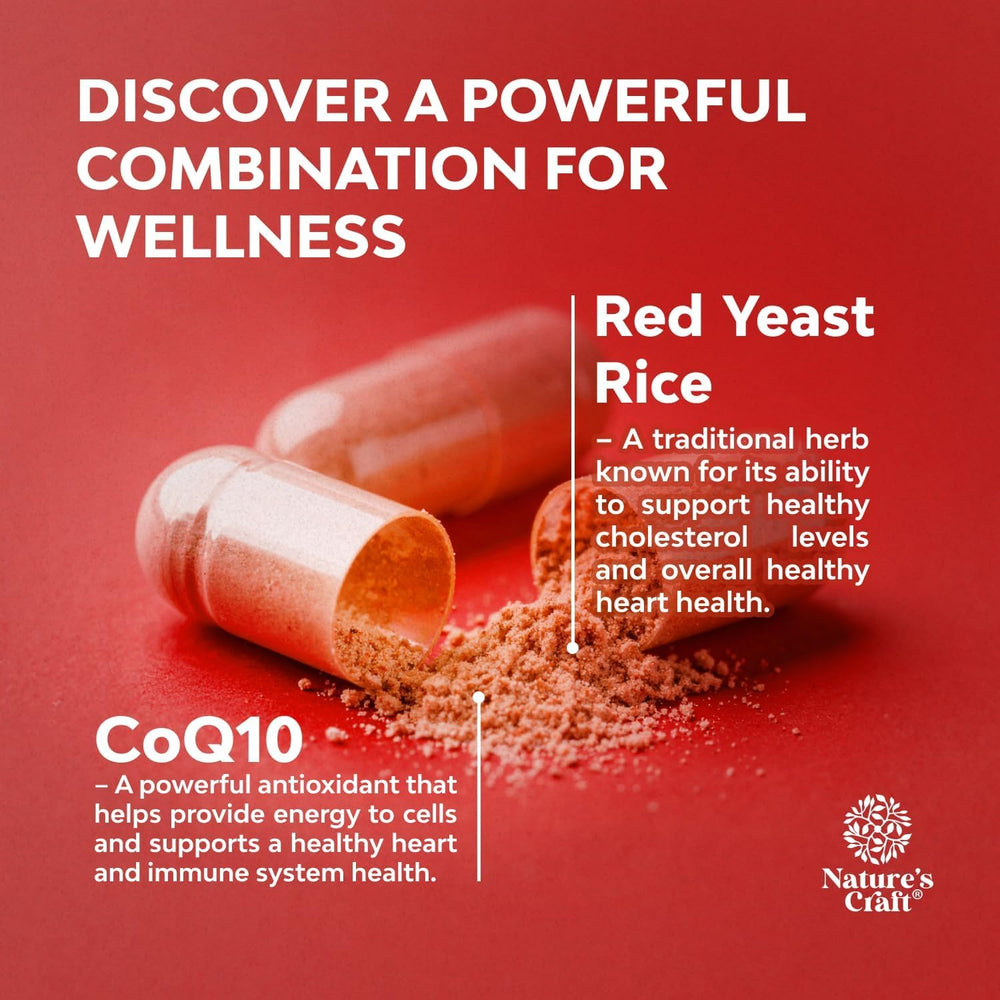 Nature's Craft heart health graphic illustrating cardiovascular wellness