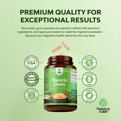 Nature's Craft label closeup emphasizing gluten-free and USA-made quality