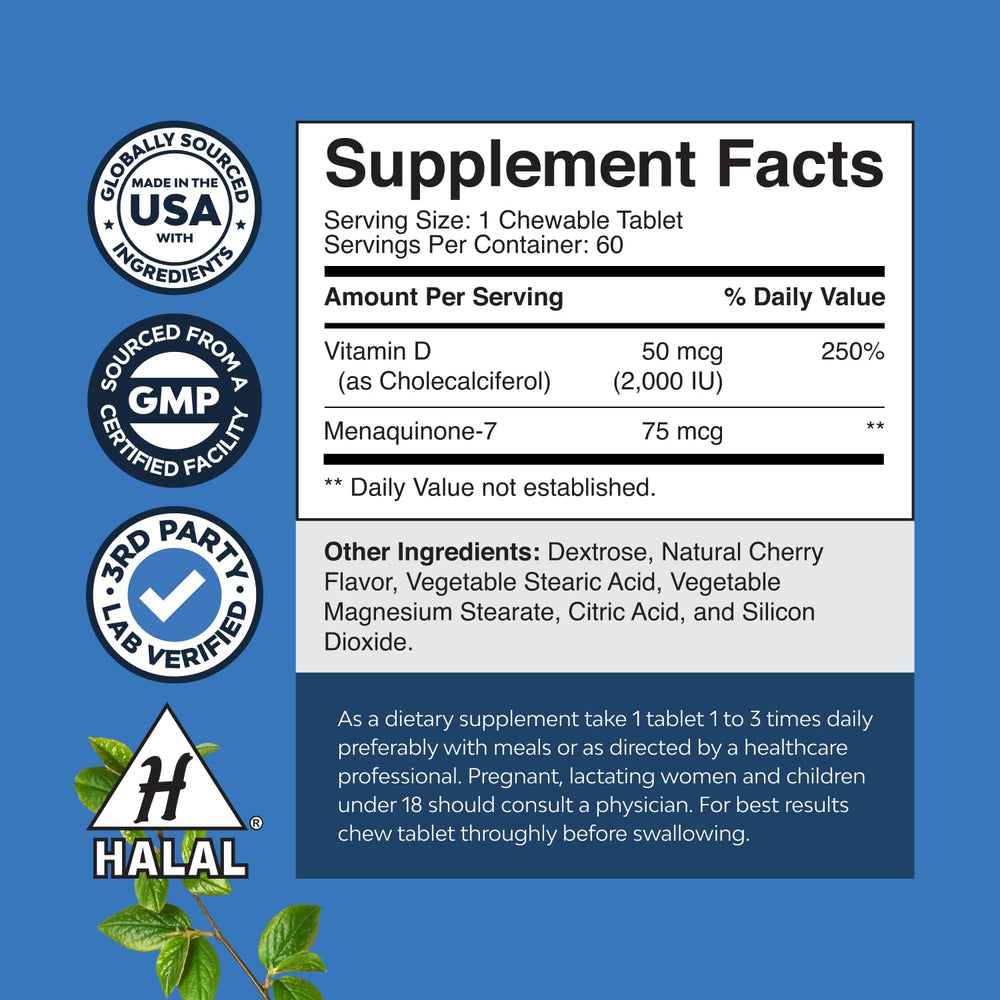 Natures Craft immune-support D3 K2 capsules illustrate daily wellness potential.