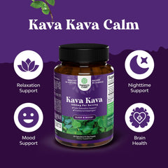 Natures Craft Kava Kava label shows 1000mg per serving.