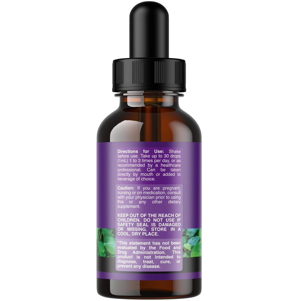 Natures Craft Kava liquid drops dropper showing precise 1 mL dose for convenience.