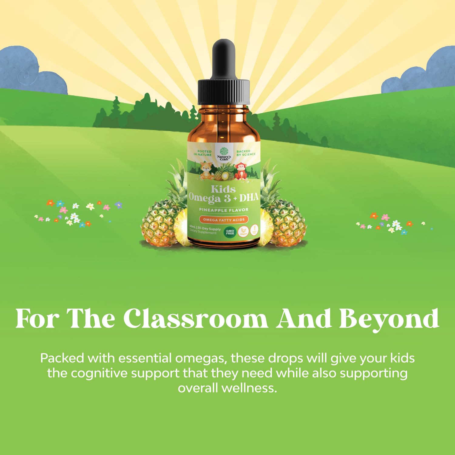 60 mL bottle pair provides an extended supply for families.