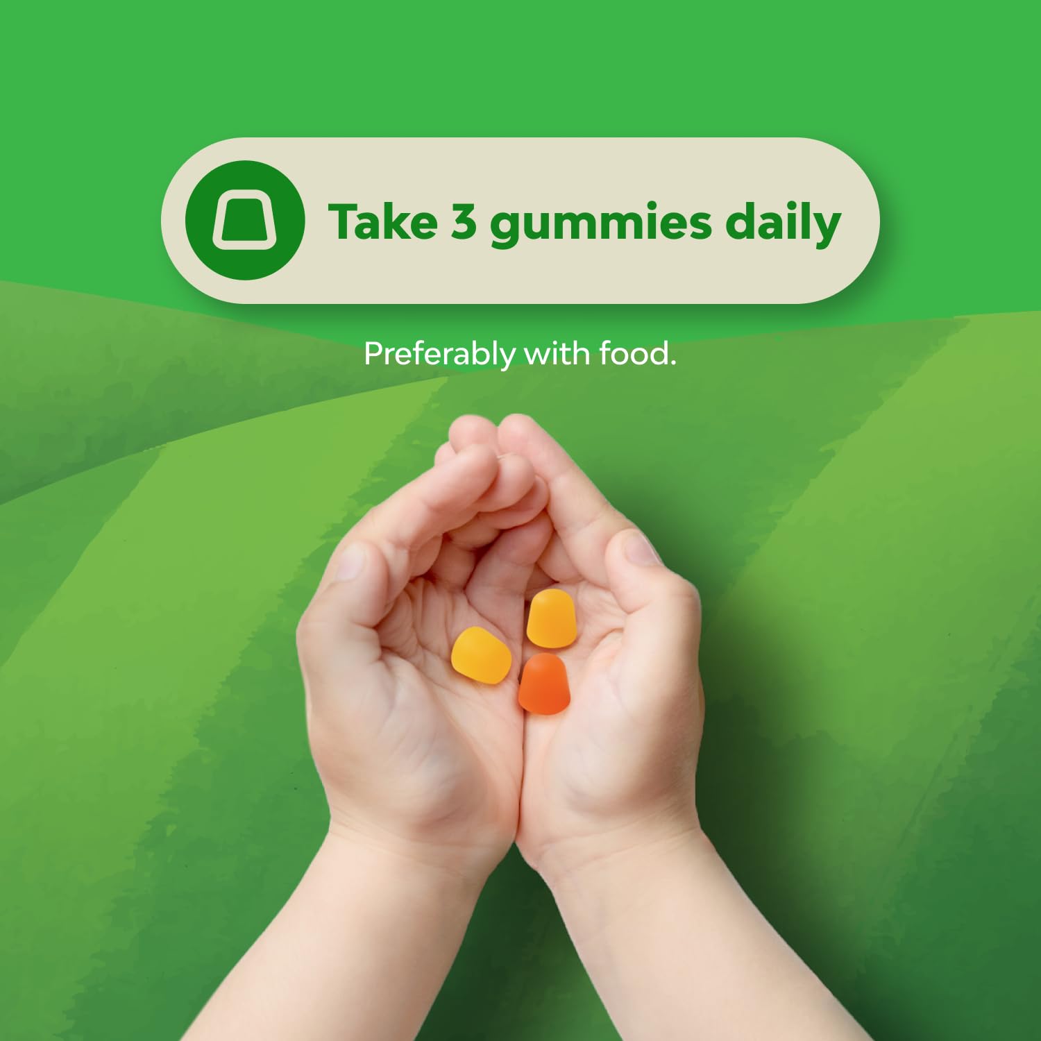 Nature's Craft gummies highlight non-GMO and globally sourced ingredients.