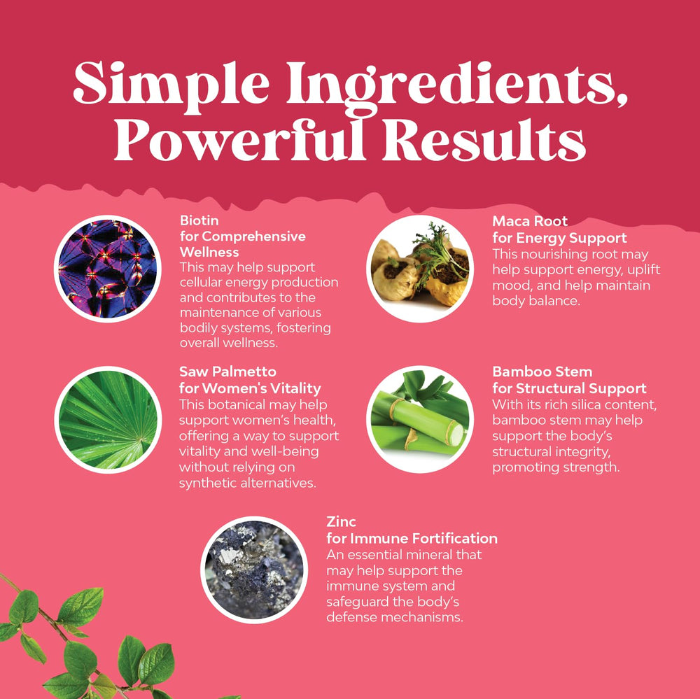 Nature's Craft lab-tested hair health supplement packaging signals reliability