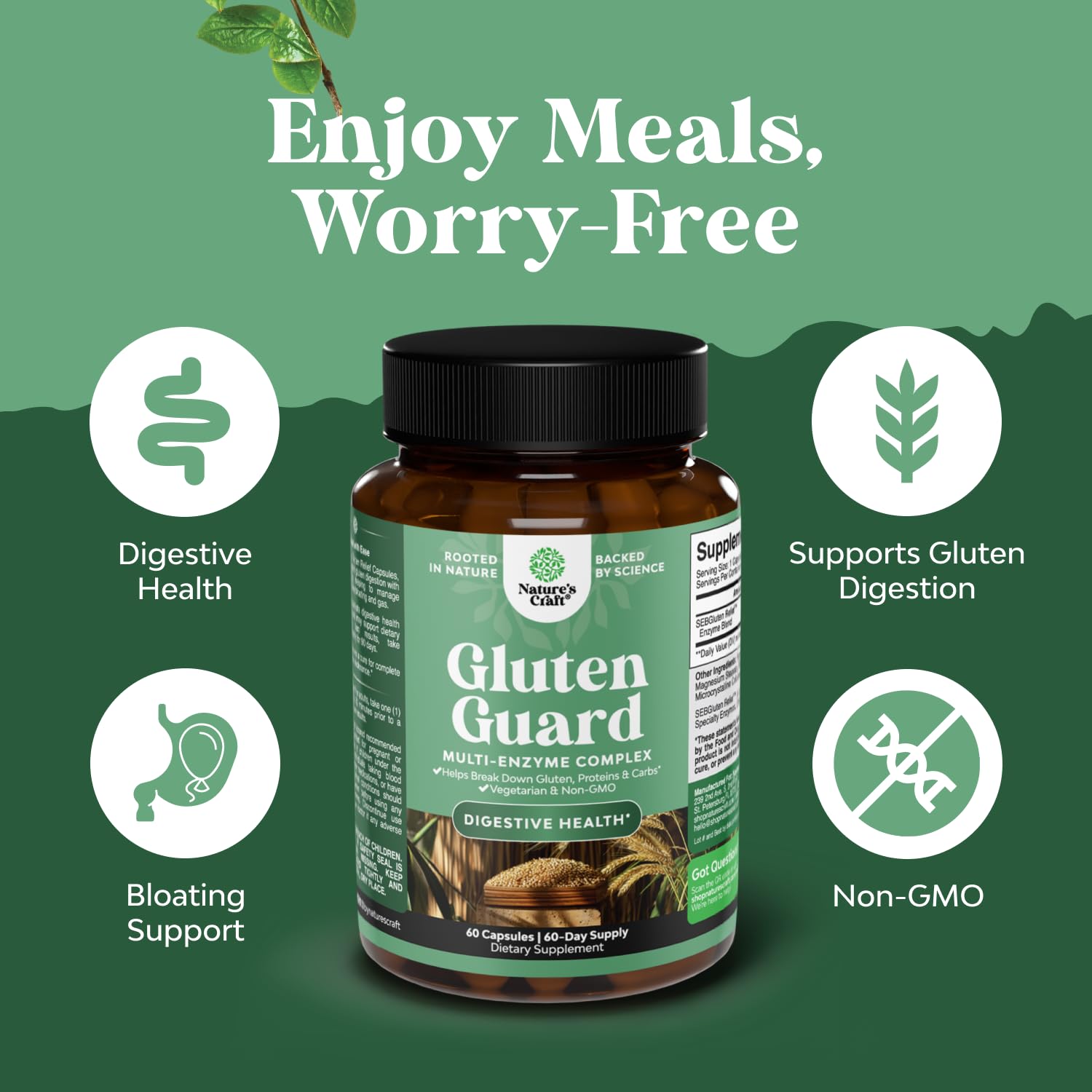 Nature's Craft GMP-certified label signals quality and safety