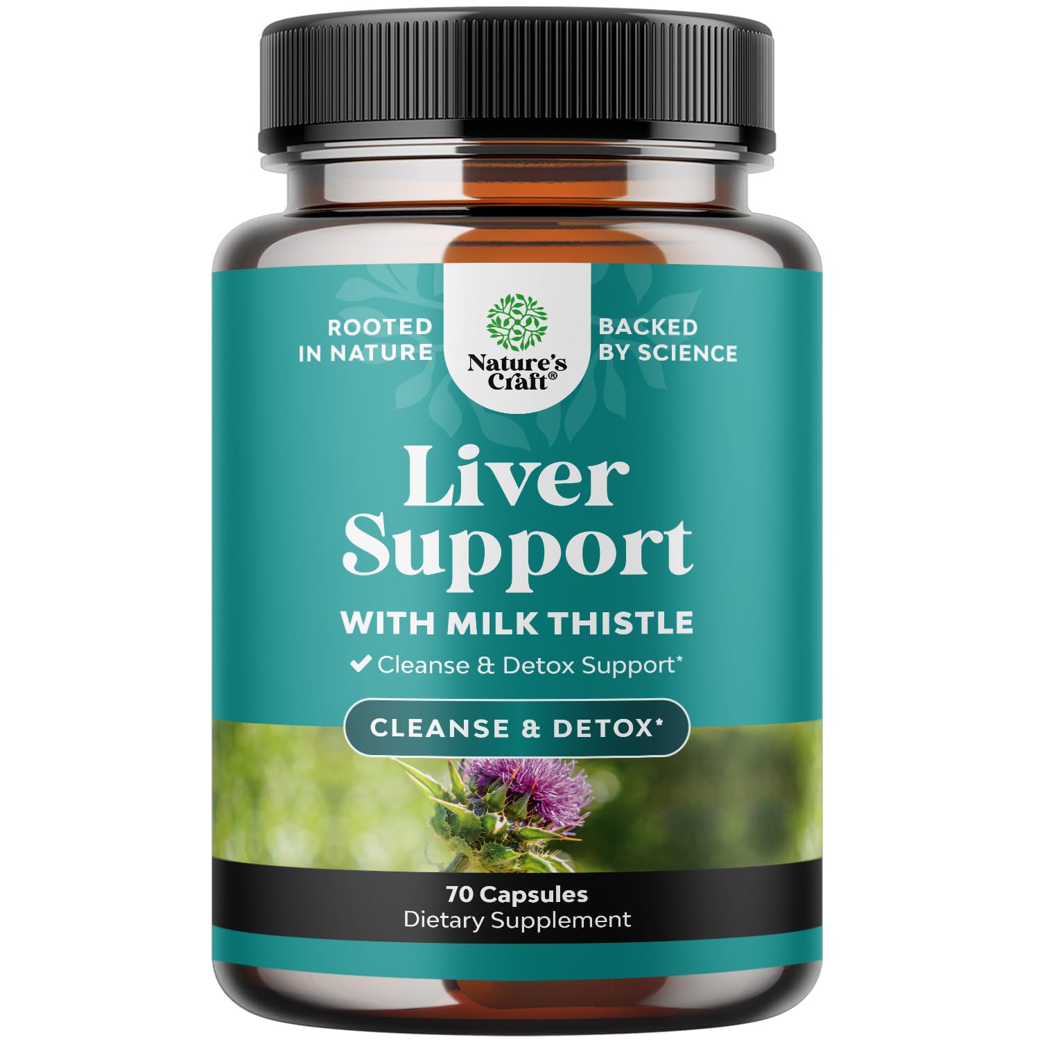 Nature's Craft Liver Cleanse bottle front for daily digestion support