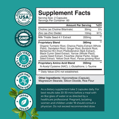 Natures Craft Liver Support NAC capsules ready for convenient daily use.