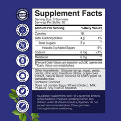 Close-up of Nature's Craft Melatonin Gummies strawberry flavor for easy nightly use.