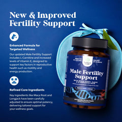 Nature's Craft Methyl Folate capsules emphasize essential nutrients for daily reproductive health