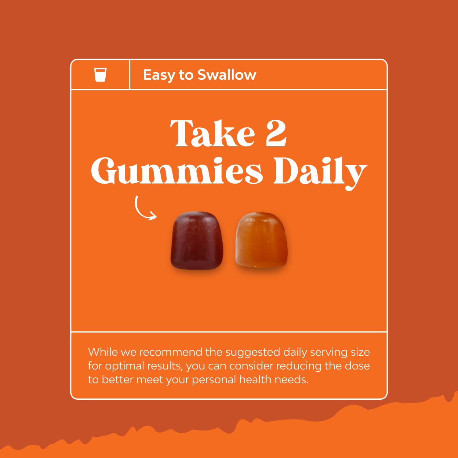 Nutrition facts panel on Natures Craft gummies emphasizing key vitamins.