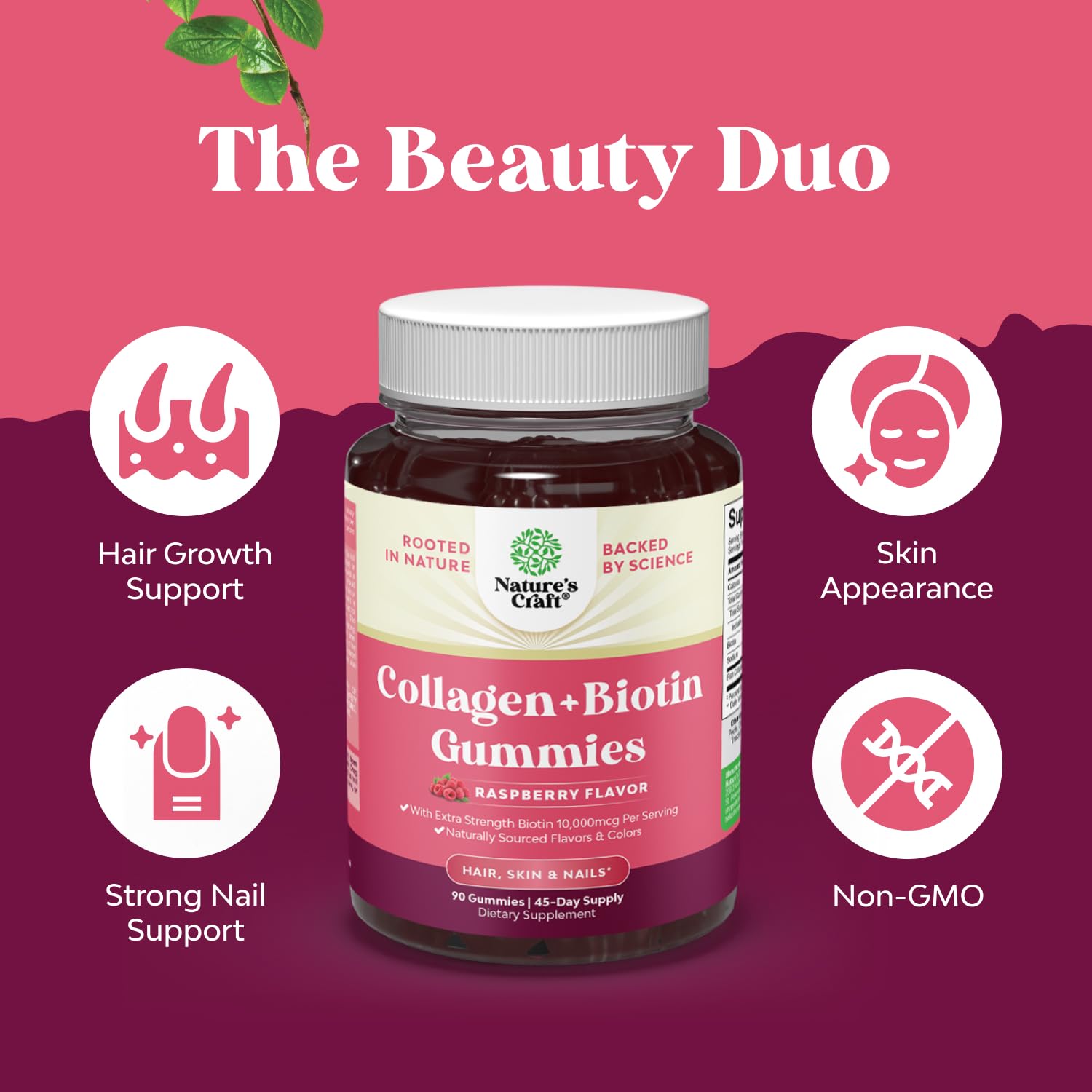 Natures Craft non-GMO kosher pack communicates clean label and trusted sourcing at a glance.