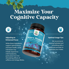 Natures Craft Nootropic bottle being poured for a quick focus routine